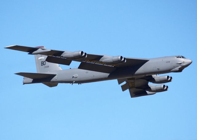 Boeing B-52 Stratofortress (61-0038) - At Barksdale Air Force Base.