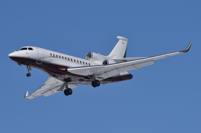 Dassault Falcon 7X (N577CF) - 23-R 02-17-24. Great looking bird.