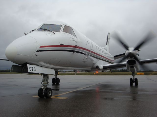 Saab 340 (C-GXPS) - Rainy day in Fort McMurray, Alberta, Canada