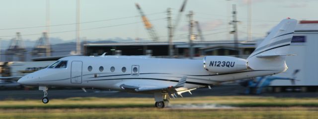 IAI Gulfstream G150 (N123QU) - N123QU Gulfstream G-150 cn 321 @ TJIG 11.28.2016