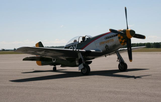N5428V — - This is "Gunfighter" the CAF's North American P-51D appearing at the Air Power Tour on June 15, 2024. The event was at the Schenectady County Airport (SCH) in New York.