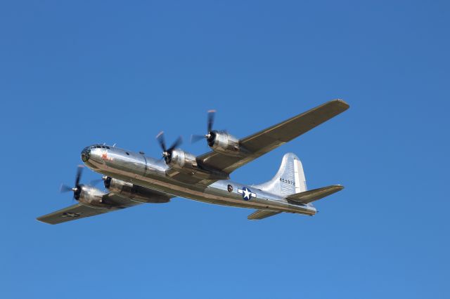 Boeing B-29 Superfortress (N69972) - Blue Sky Day for the Superfortress.