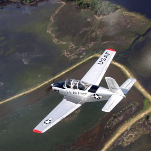 Beechcraft Mentor (N34LF) - Checking out the Lowcountry