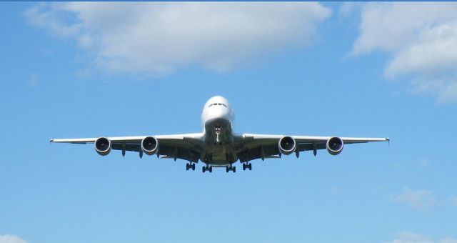 Airbus A380-800 (D-AIMA) - DLH flight training in EDOP  26.06.2010