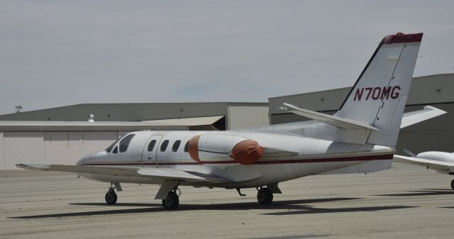 Cessna 500 Citation 1 (N70MG) - Parked Chino