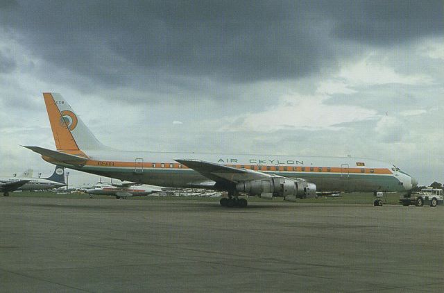 McDonnell Douglas Jet Trader (4R-ACQ) - SCANNED FROM POSTCARDbr /AIR CEYLON