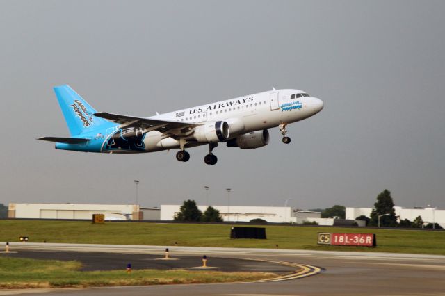 Airbus A319 (N717UW) - Late afternoon departure