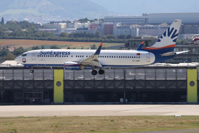 Boeing 737-800 (TC-SNP) - Tuesday seemed to be Turkey day at Stuttgart with all the different flights from Turkey.