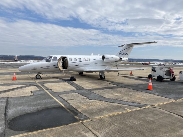 Cessna Citation CJ2+ (N740JS) - February 9, 2021 - parked at Frederick Airport