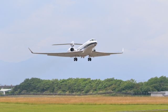 Gulfstream Aerospace Gulfstream G650 (B-KEY) - Gulfstream Aerospace Gulfstream G650br /July.04.2015 HAKODATE JAPAN