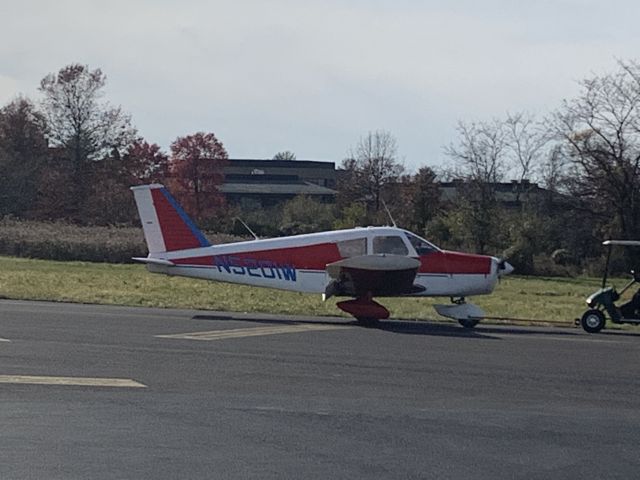 Piper Cherokee (N5201W) - N5201W (P28A) departing Wings Field (KLOM)br /Photo Date: November 20, 2021