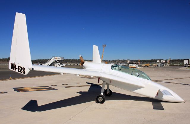 RUTAN Long-EZ (VH-EZS) -  Magnificent example of brilliant design at Wellcamp International as part of an invitational flyin