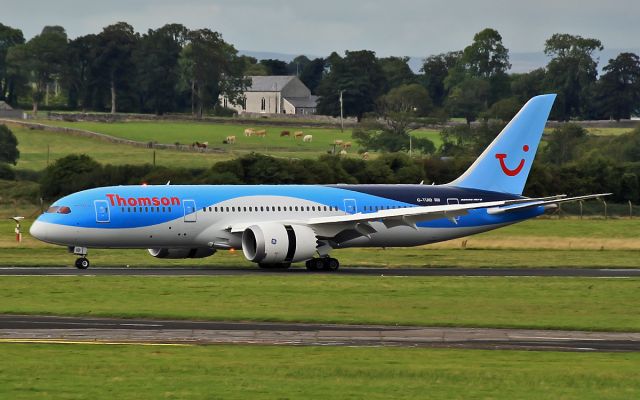 G-TUID — - thomsons newest 787 g-tuid at shannon. 23/8/13.