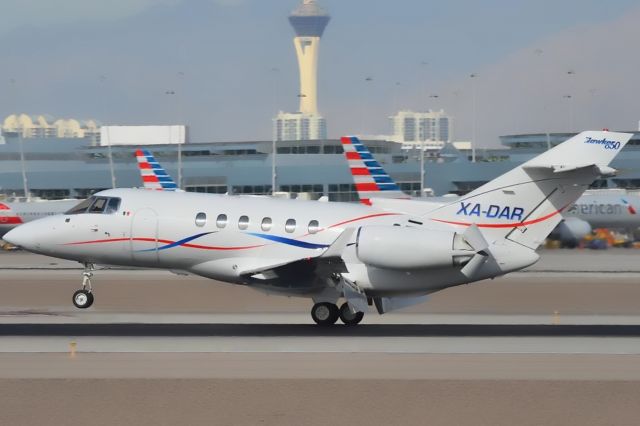 XA-DAR — - Hawker 850