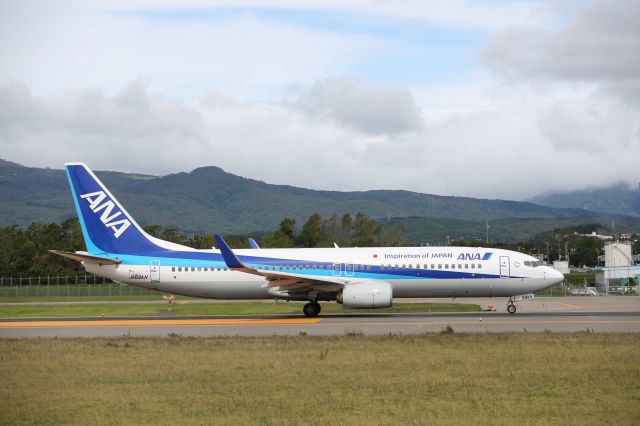 Boeing 737-800 (JA69AN) - 18 September 2016:HKD-ITM.