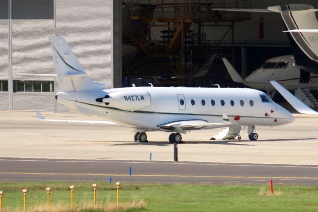 IAI Gulfstream G200 (N427LM) - Parked on the East Apron on 7-Sep-21.