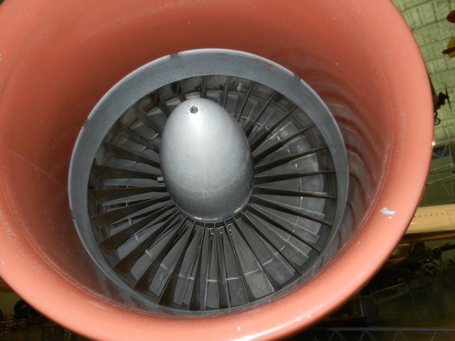 Boeing 707-100 (N70700) - This Is What N70700's Pratt & Whitney JT3D Engines Look Like Inside