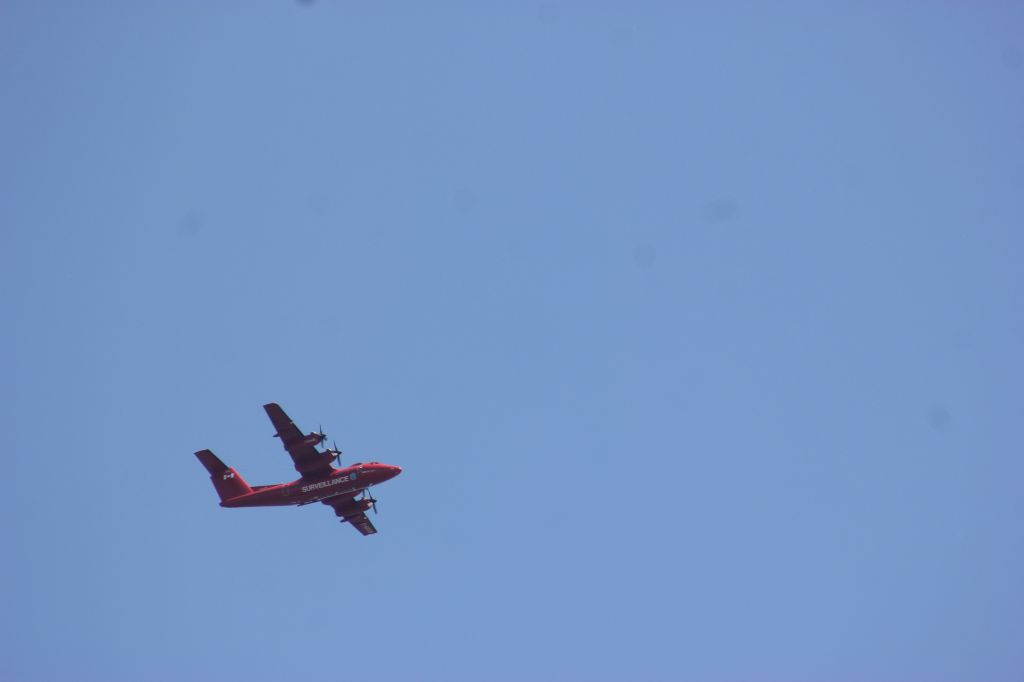 C-GCFR — - C-GCFR Dehavilland DCH-7-150 Gouvernement du Canada Surveillance Au dessus du fleuve St-Laurent à Lavaltrie QC. 01-07-2020 à 13:30