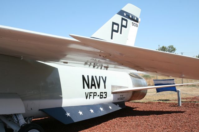 14-5607 — - RF-8G Crusader BuNo 145607 at Castle AFB Museum Open Cockpit Day 2011.