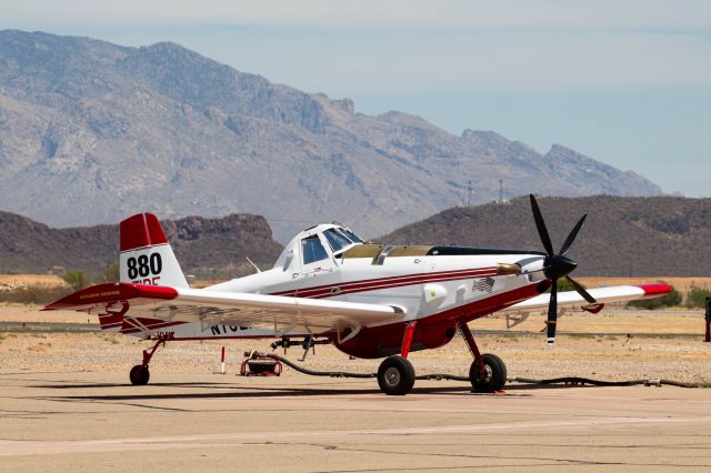 Air Tractor AT-802 (N782AP) - Tanker 880 waiting for the next assignment at AVW