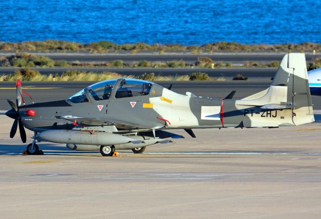 Embraer AT-29 (PT-ZHJ) - On delivery flight the first two Super Tucano for Turkmenistan Air Force.