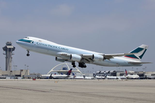 BOEING 747-8 (B-LJH) - Taking off.