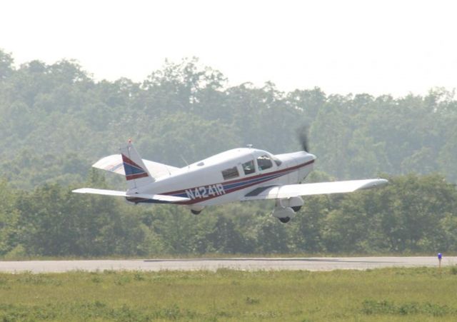 Piper Saratoga (N4241R) - Take off from Stafford