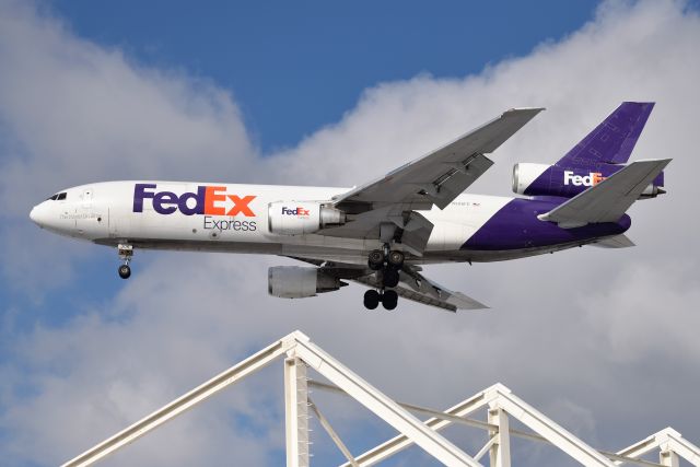 McDonnell Douglas DC-10 (N306FE) - 23-L 01-28-21. The infamous Auburn Calloway aircraft and first purpose built DC10 for FedEx.