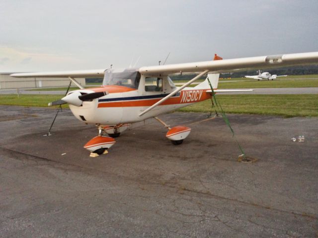 Cessna Commuter (N150CV) - On the ramp at its new home!