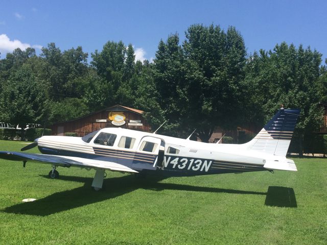 Piper Saratoga (N4313N) - Gastons White River Resort grass strip