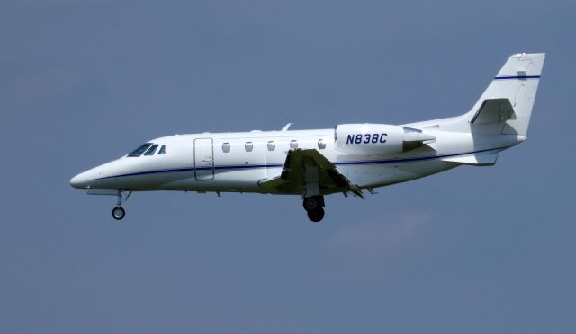 Cessna Citation Excel/XLS (N838C) - On final is this 2014 Cessna Citation 560 in  the Summer of 2019.