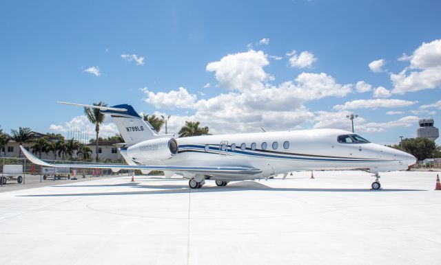 Cessna Citation Longitude (N799LG) - Brand New Longitude at KVRB