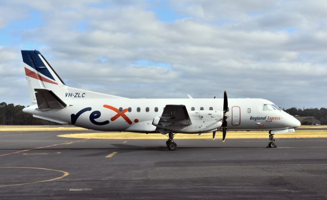 Saab 340 (VH-ZLC) - Regional Express SAAB 340B VH-ZLC (cn 373). Wynyard Airport Tasmania Australia. 11 March 2019.