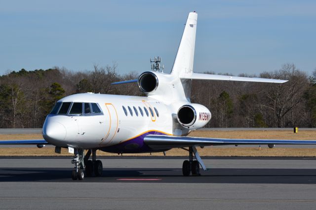 Dassault Falcon 50 (N136MV) - TRANSNET AVIATION GROUP LLC (Minnesota Vikings) at KJQF - 1/31/18