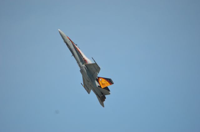 18-8761 — - 2016 Season CF-18 Demonstration Aircraft performing at Quinte International Airshow.  Special paint scheme to commemorate the 70th Anniversary of the Commonwealth Aircrew Training Plan. Canadian Military trained over 140,000 aircrew for the; RCAF, RAF, RAAF and other members of the British Commonwealth.