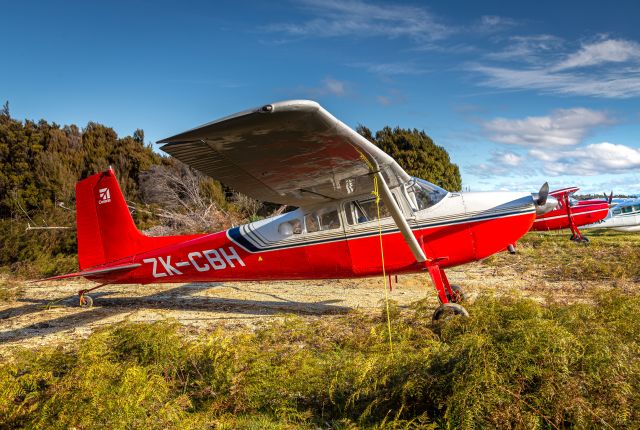 Cessna Skywagon 180 (ZK-CBH) - Te Anau Downs Airstrip, New Zealand.