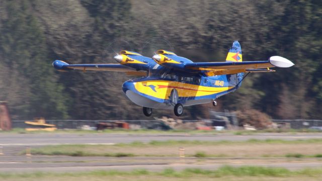 Grumman Goose (N640) - Grumman Goose takeoff.