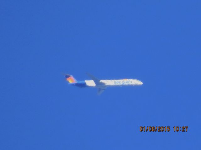 McDonnell Douglas MD-83 (N421NV) - Allegiant Air flight 116 from AZA to SGF over Southeastern Kansas at 20,000 feet.