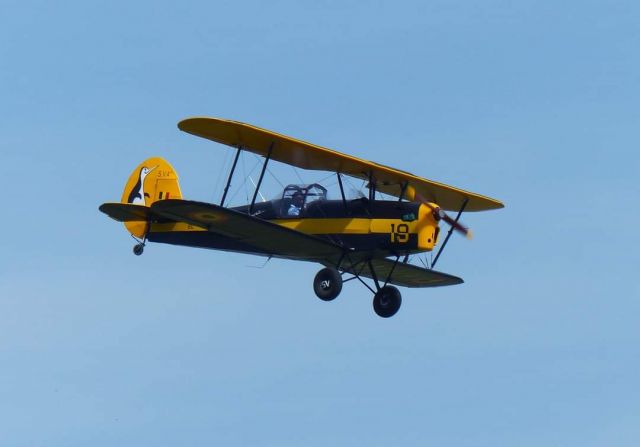 EAA Biplane (F-JHEC) - Arrival at EBAW for the yearly Fly in