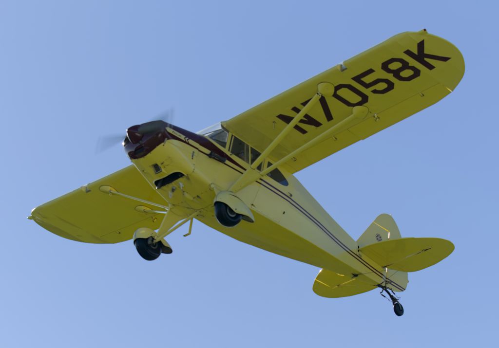 Piper PA-20 Pacer (N7058K) - 1950 PIPER PA-20 FLYING 8/30/24