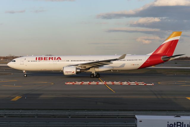 Airbus A330-300 (EC-LUX) - IBE6253 passing terminal 5 after arriving from Madrid.