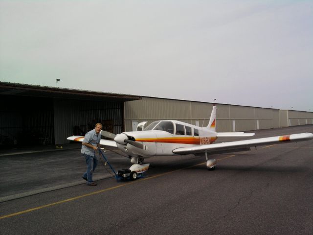 Piper Saratoga (N8666N) - Getting ready to take off...