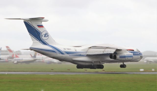 Ilyushin Il-76 (RA-76511) - volga-dnepr il-76td-90vd ra-76511 landing at shannon from gander 27/6/20.