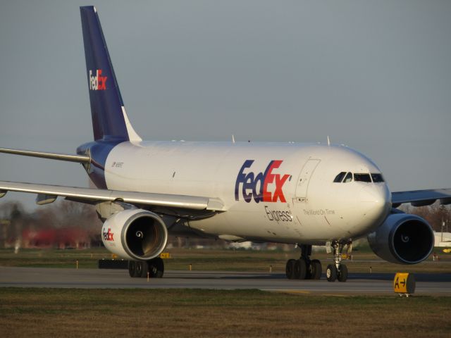 Airbus A300F4-600 (N656FE) - Sunrise morning view of the FedEx A300-600. Select "FULL" for HD quality!!