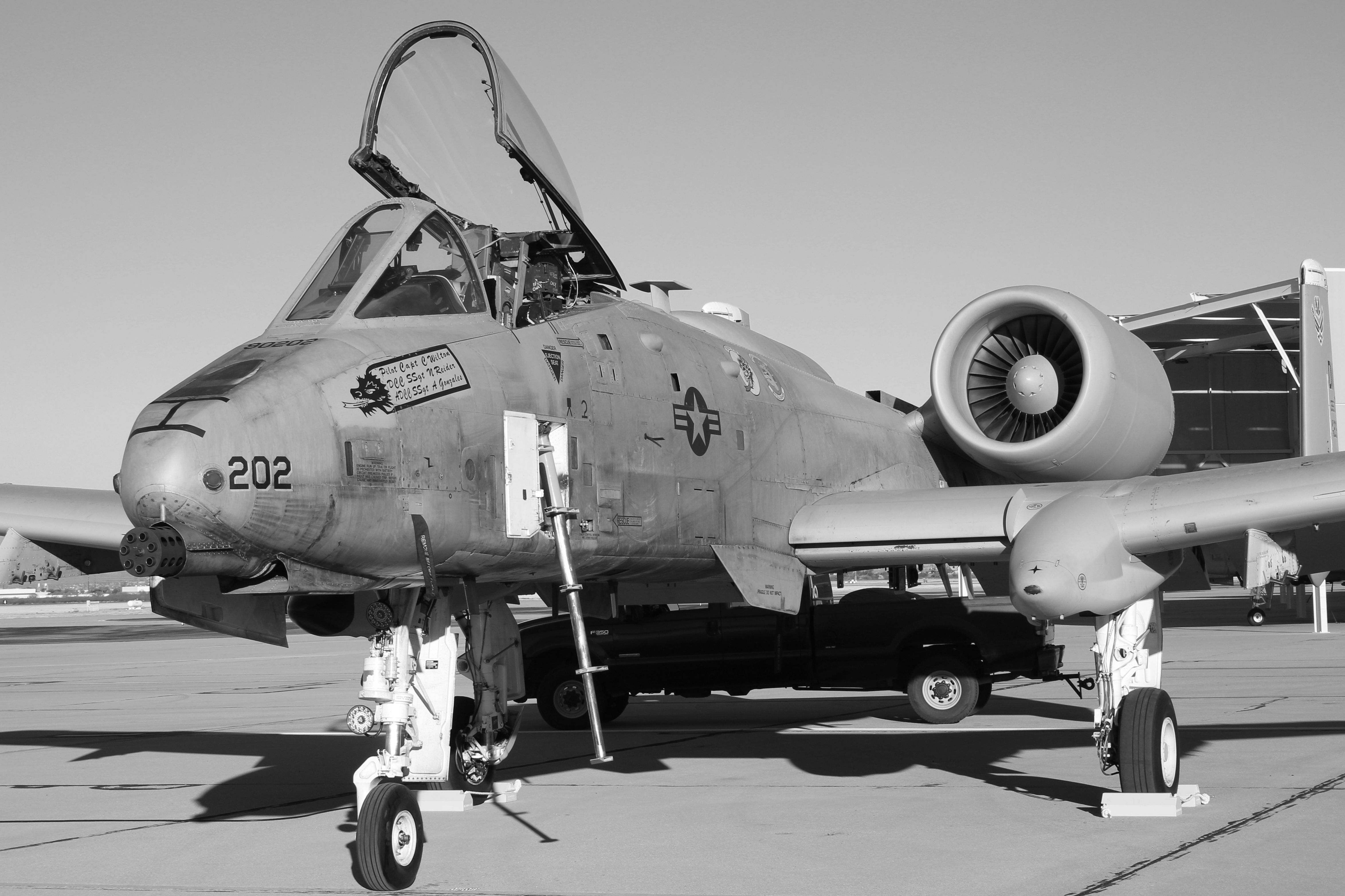 — — - Picture of one of the planes used for the A-10 Demo Team - picture taken at the 2018 Heritage Flight Conference at Davis-Monthan AFB.  