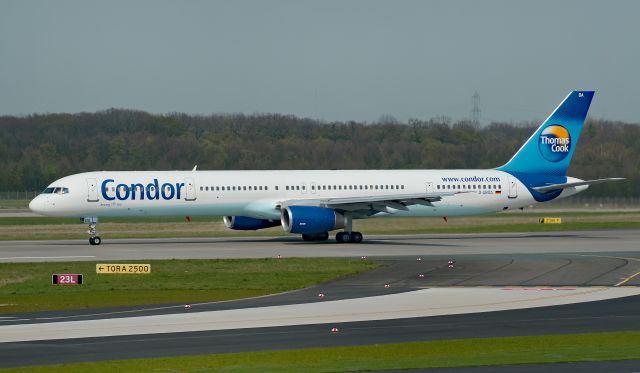 BOEING 757-300 (D-ABOA) - D-ABOA in old Condor/ Thomas Cook livery, DUS /EDDL 08.Apr. 2008