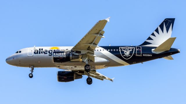 Airbus A319 (N328NV) - Las Vegas Raiders