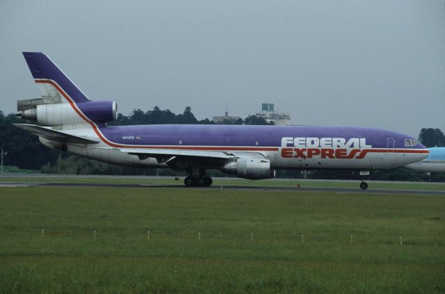 McDonnell Douglas DC-10 (N310FE) - Departure at Narita Intl Airport Rwy16 on 1991/05/19