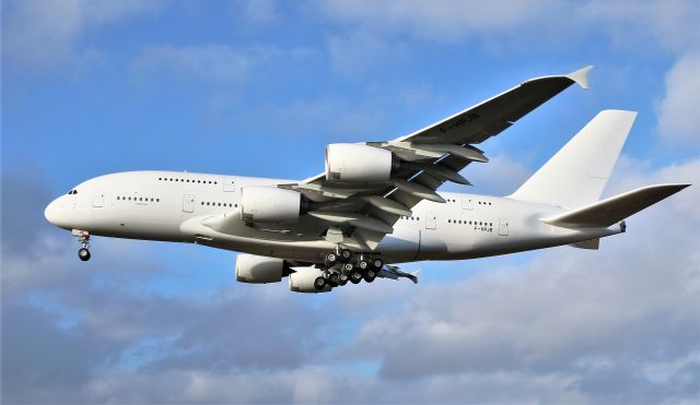 Airbus A380-800 (F-HPJB) - air france a380-861 f-hpjb landing at knock ireland on its last flight for dismantling 20/2/20.