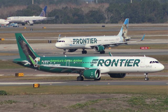 Airbus A321neo (N603FR) - Frederick the Bald Eaglebr /Arrival on 1-11-2023